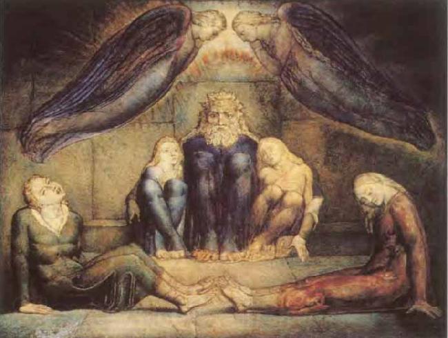 William Blake Count Ugolino and his sons in prision Germany oil painting art